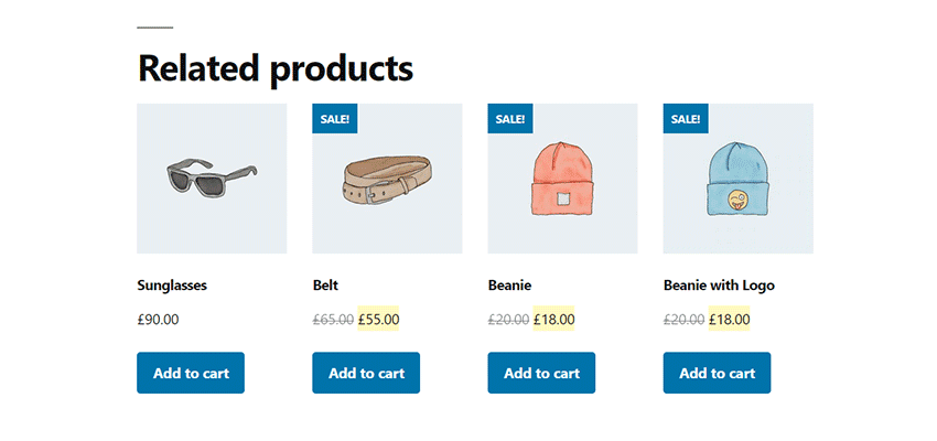 A listing of WooCommerce Related Products.