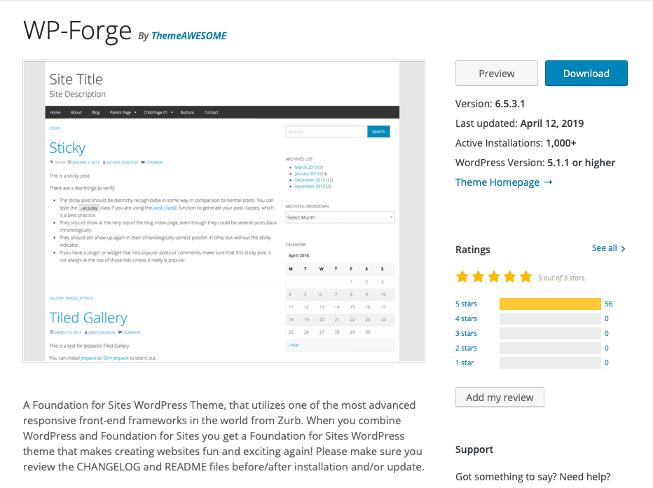 Foundation or Bootstrap - WP-Forge