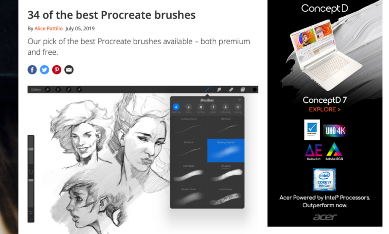 800+ Free & Premium Procreate Brushes - 1stWebDesigner