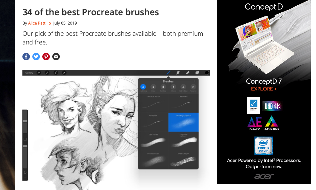 best free procreate brushes