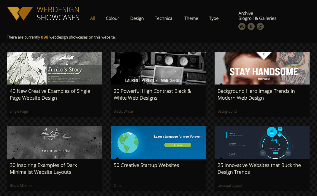 Web Design Showcases