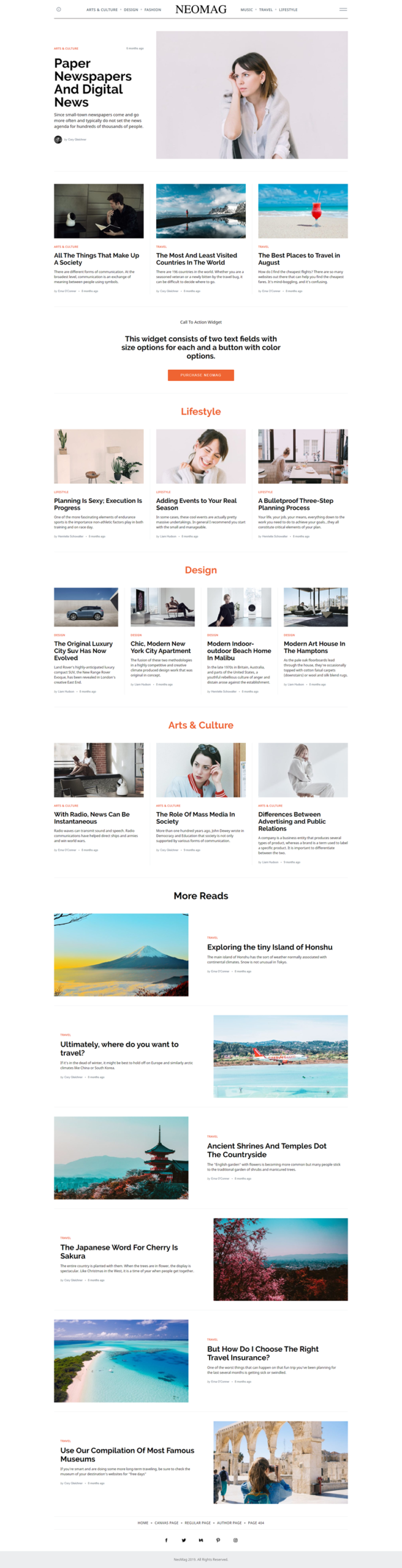 NeoMag - best WordPress themes