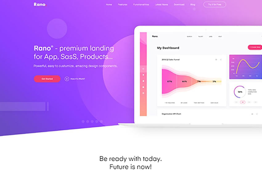 Rano Landing Page Template