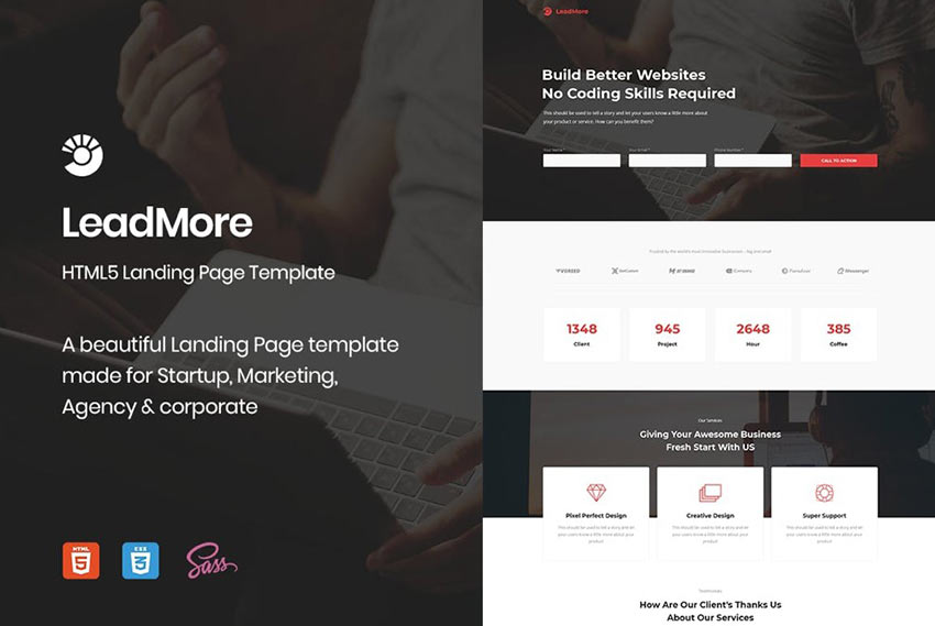 LeadMore Landing Page Template