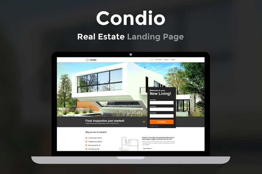 Condio Landing Page Template