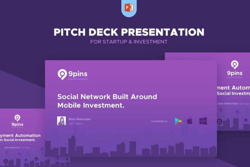 Example of Fintech Startup Pitch Deck Presentation