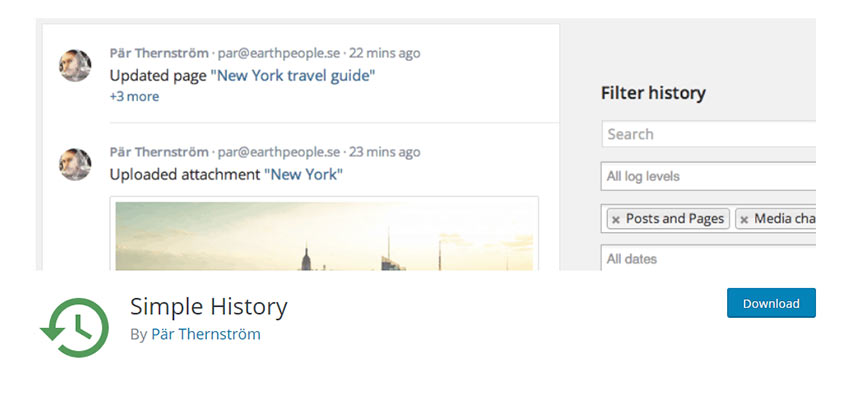 Simple History WordPress Plugin