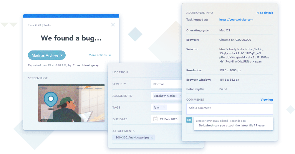 Bugherd technical feedback - easiest website feedback tool