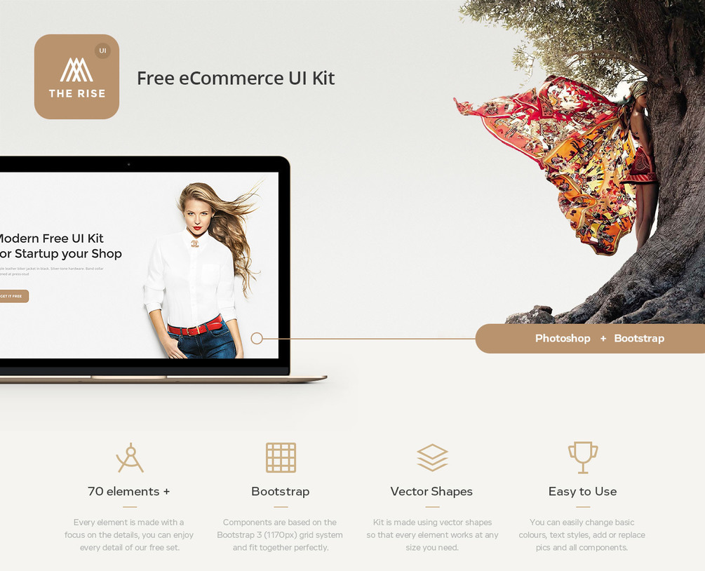 Rise Free eCommerce UI Kit