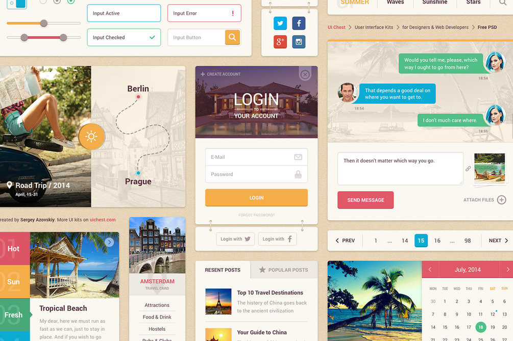 Summer UI Kit