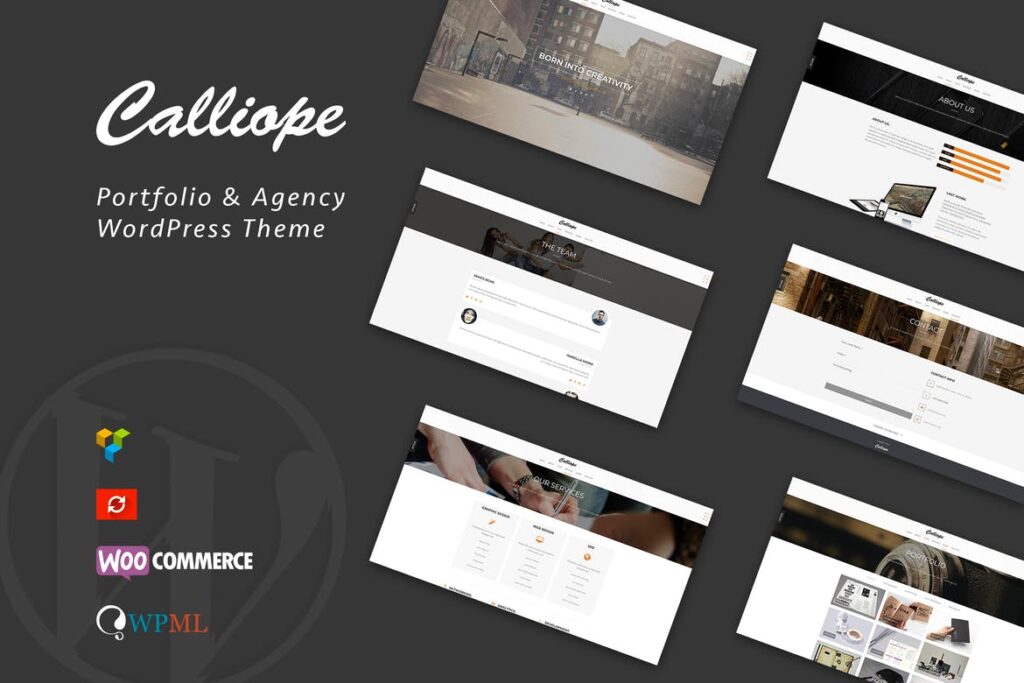 Calliope - Portfolio & Agency WordPress Theme