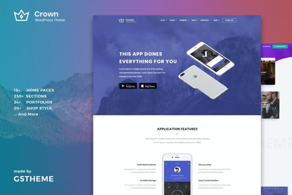 Crown - Multi Purpose WordPress Theme