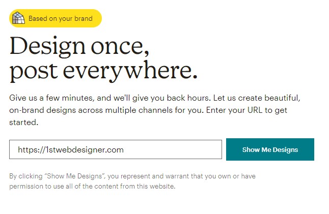 Mailchimp's Creative Assistant - Step 1