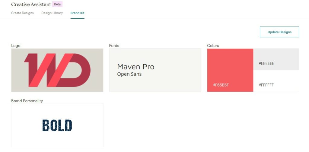 Mailchimp's Creative Assistant - Brand Kit