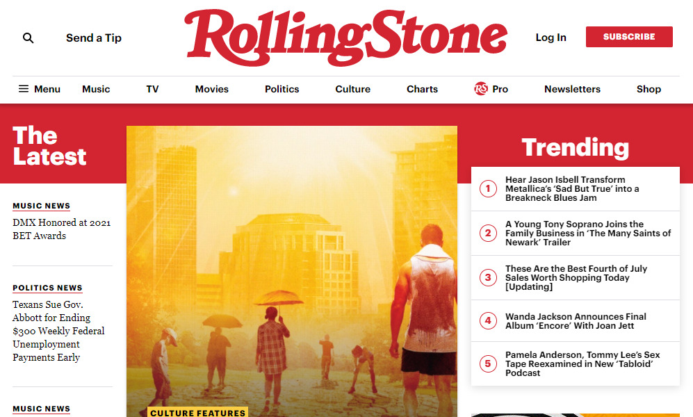 Rolling Stone - Built With WordPress