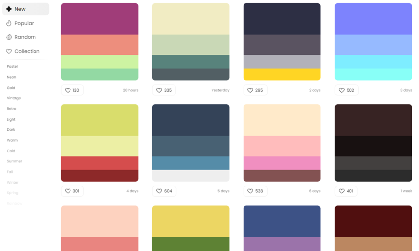 Color Hunt - color palette tool