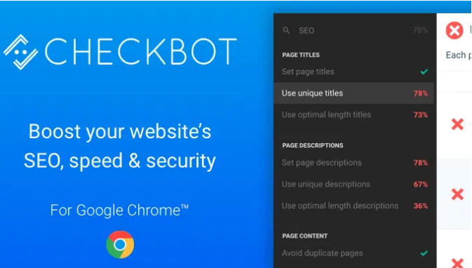  Checkbot-Helpful Chrome Extensions For Web Designers &Developers