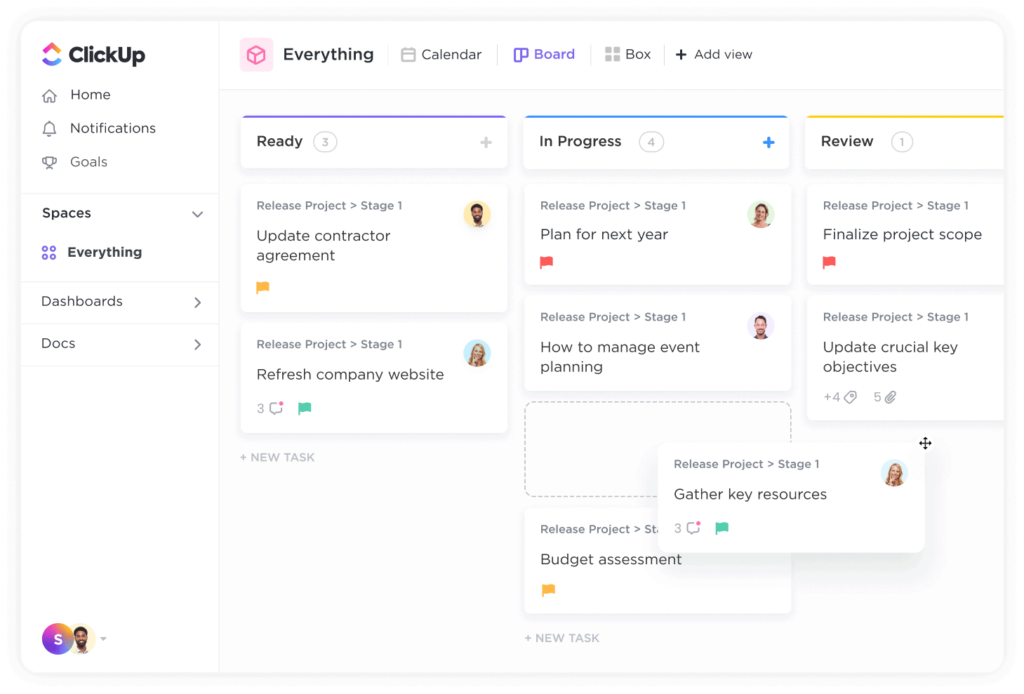 ClickUp - project management tools for freelancers