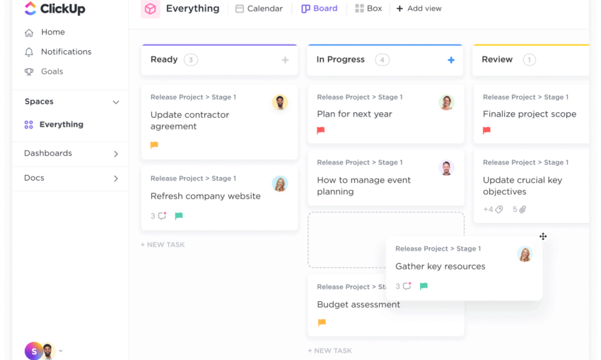 ClickUp - project management tools for freelancers