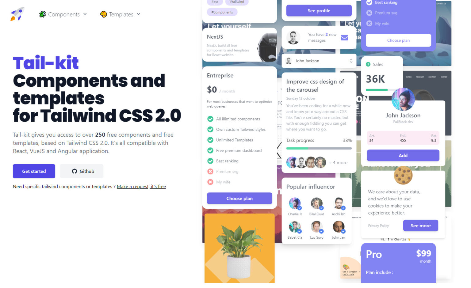 The Best Free Tailwind CSS Components For 2022 - 1stWebDesigner