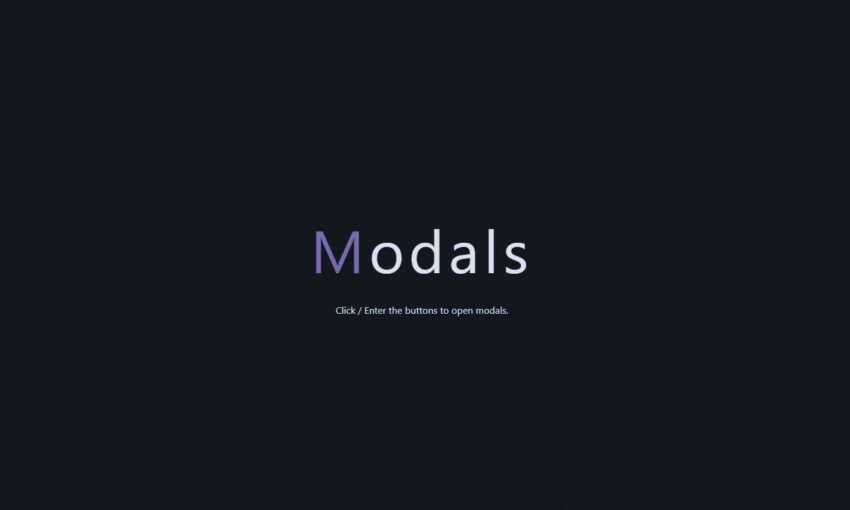 15 Modal / Popup Windows Created With Only CSS