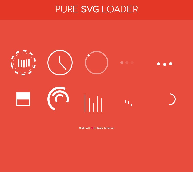  Your SVG + GIF + PNG Ajax Loading Icons and Animation Generator