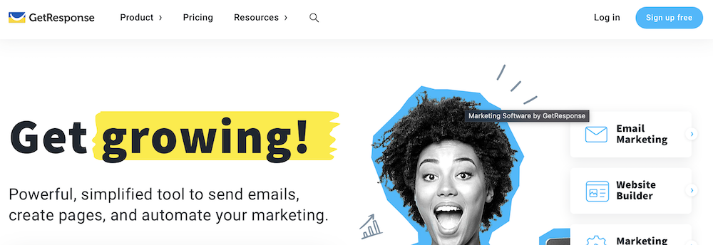 Get response - email marketing