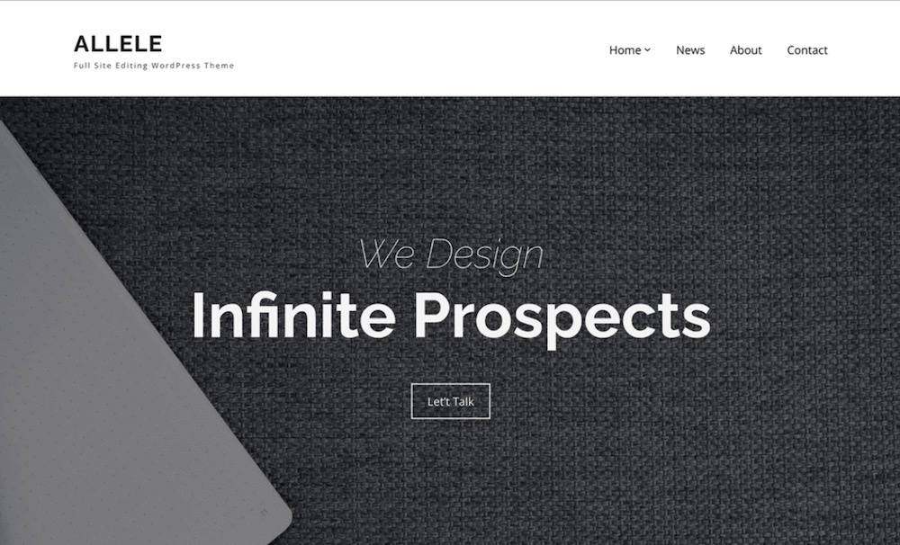 Allele Full Site Editing WordPress Theme